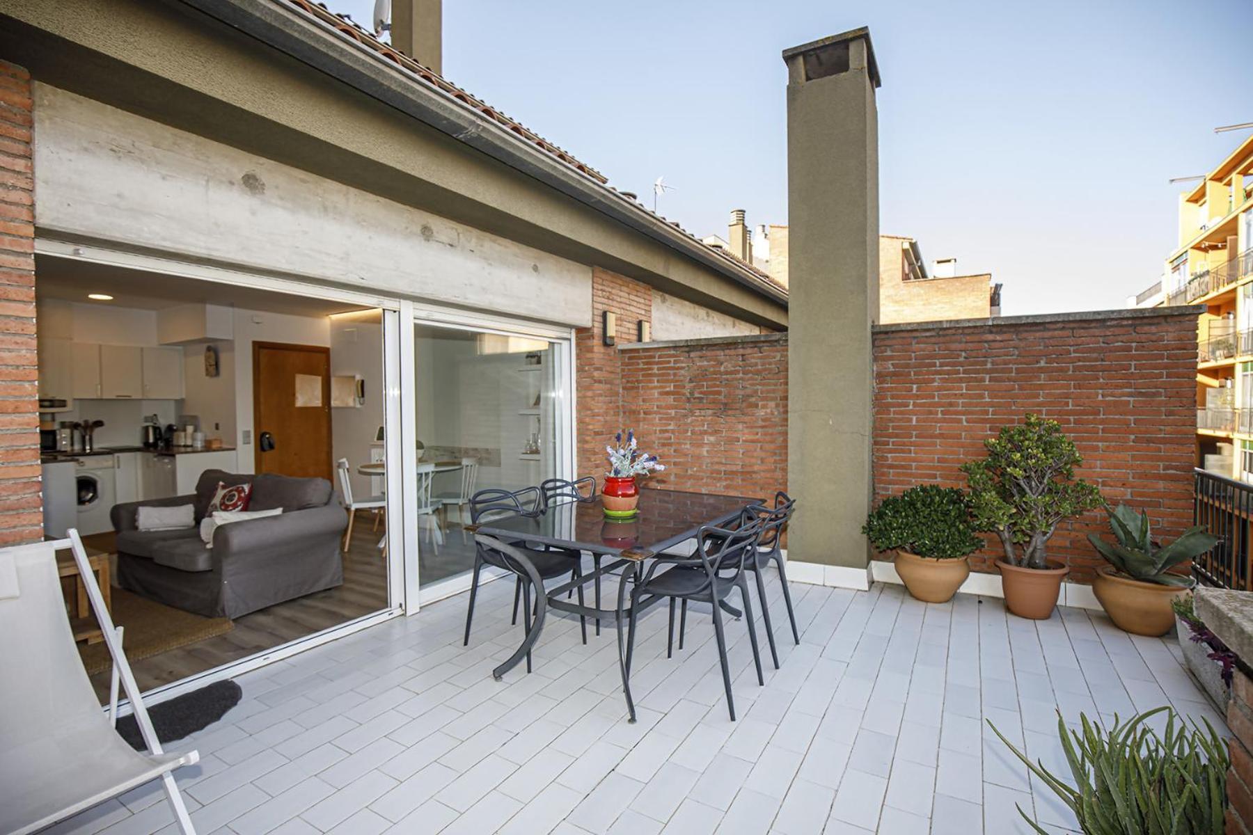 Apartamento Con Gran Terraza En ジローナ エクステリア 写真
