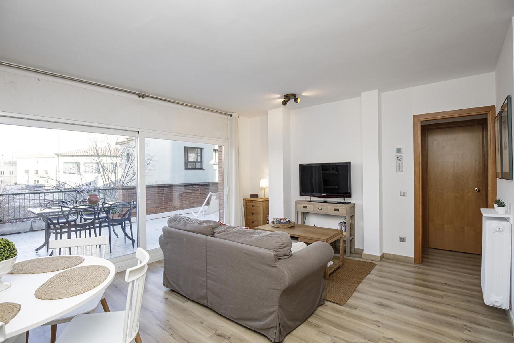 Apartamento Con Gran Terraza En ジローナ エクステリア 写真